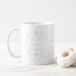 Christian Girly Bible Verse Rosa Christian Mugg