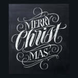 Christian God jul Chalkboard Calligraphy Poster<br><div class="desc">Vi säger "God jul mycket ofta under säsongen, men ibland glömmer vi ofta var hälsning faktiskt har sitt ursprung. Här är en underlig elegant biet av anpassningsbarnas handskriften i den moderata kritan som ser ge en mild knuff tillbaka in i Jesus riktning. Professionellens kalligrafi av Ivan Angelic. Visa din CHRISTmas-anda....</div>