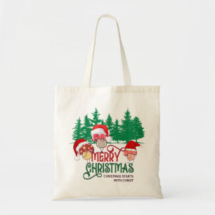 Christian GOD JUL MUSHROOMS in Forest Tygkasse