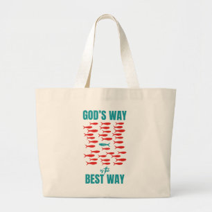 Christian GOD'S WAY BEST WAY Sardines Jumbo Tygkasse