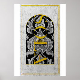 CHRISTIAN GRACE ENSAM SOLA GRATIA POSTER