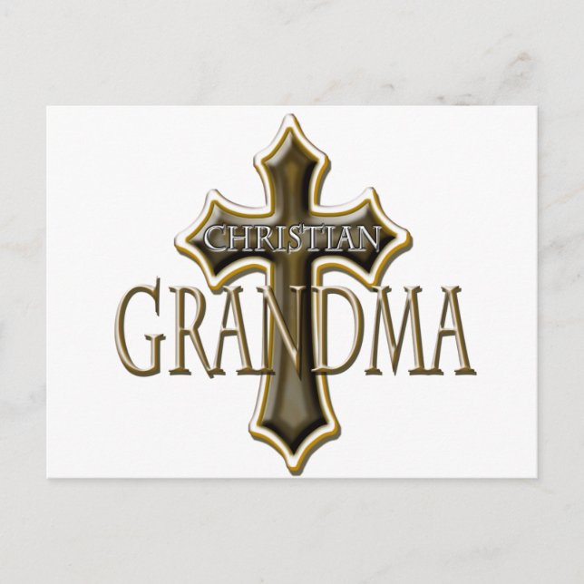 Christian Grandma Vykort (Framsida)