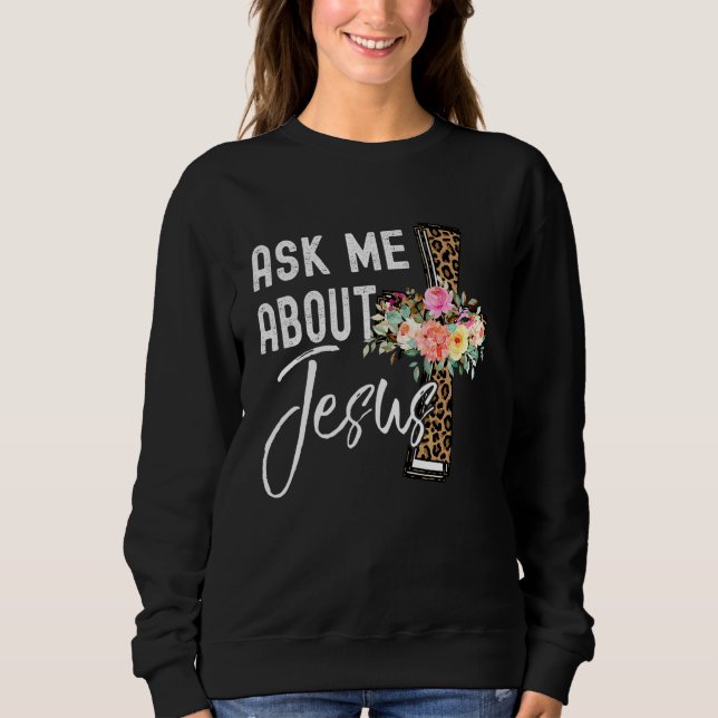 Christian Graphic Tees Coola Leopard I Kärlek Jesu T Shirt (Framsida)