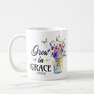 Christian Grow in Grace 2Peter 3 : 18 Kaffemugg