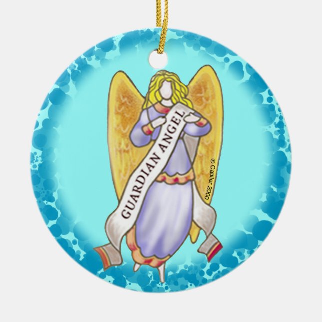 Christian Guardian Angel Ornament (Framsidan)