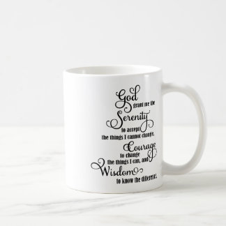 Christian Gud ger mig äran att acceptera Pray Kaffemugg