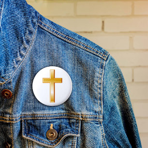 Christian Guld Kor Button Knapp