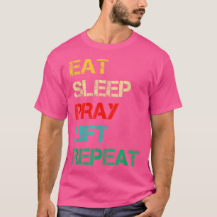 Christian Gym och Jesus Gym för Eat Ssov Pray Rep. T Shirt