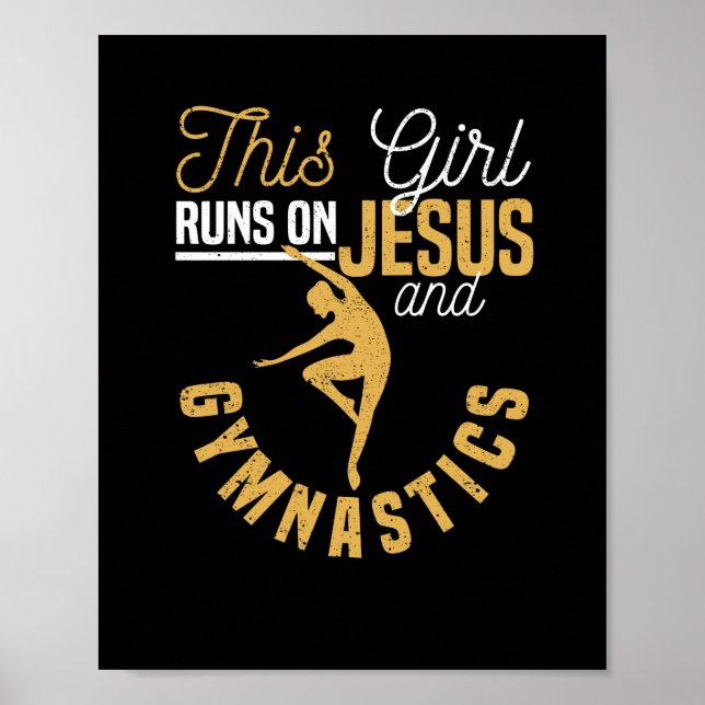Christian gymnast This girl runs up Poster (Framsidan)