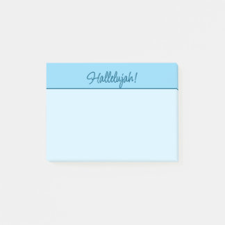 Christian Hallelujah Sticky-Anteckningsblocket i B Post-it Block