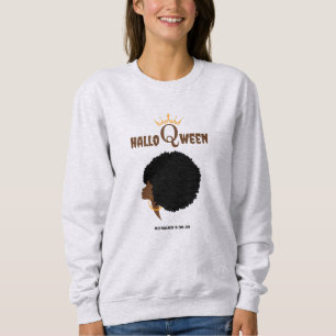 Christian Halloween AFRO QUEEN Bible verse T Shirt