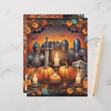 Christian Halloween Armor av Gud Scrapbook Papper