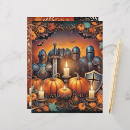 Christian Halloween Armor av Gud Scrapbook Papper