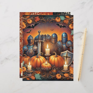 Christian Halloween Armor av Gud Scrapbook Papper