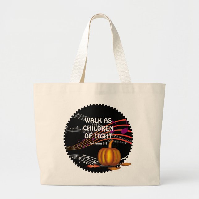 Christian Halloween CHILDREN OF LIGHT Jumbo Tygkasse (Framsidan)