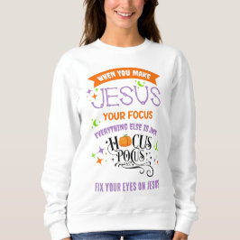 Christian Halloween FOCUS ON JESUS Hocus Pocus T Shirt