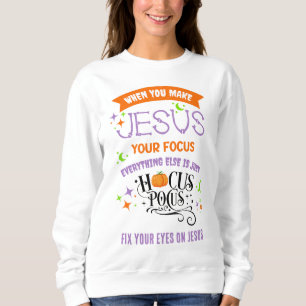 Christian Halloween FOCUS ON JESUS Hocus Pocus T Shirt