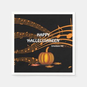 Christian Halloween HALLELUJAHEEN Pumpkin Papper Pappersservett