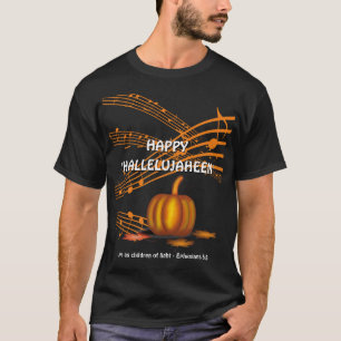 Christian Halloween LYCKLIG HALLELUJAHEEN Pumpki T Shirt