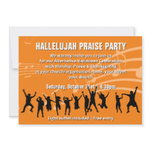 Christian Halloween PRAISE PARTY-inbjudan