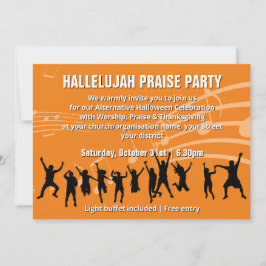 Christian Halloween PRAISE PARTY-inbjudan Inbjudningar