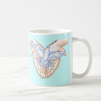 Christian Händer Dove Kaffemugg