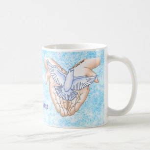 Christian Händer Dove Kaffemugg