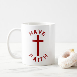 Christian har förtroende för Red Kor och textdesig Kaffemugg