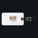 Christian- He is Risen Floral Cross Religious East Bagagebricka<br><div class="desc">Christian- He is Risen Floral Cross Religious Easter T-Shirt</div>