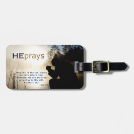 Christian HE PRAYS Bagagebricka