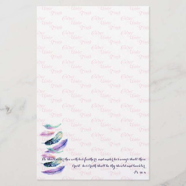 Christian HE SKA TÄCKA DEM Brevpapper (Framsida)