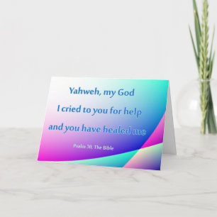 Christian Healing Quocard - få bra Kort