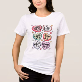 Christian Heart Valentiness Bible Verses T Shirt