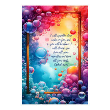 Christian Heliga Bible Verse Ezekiel 36:25