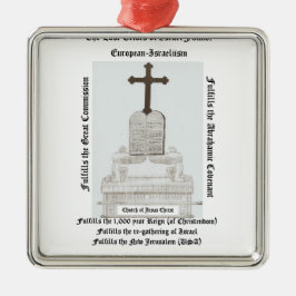 Christian Heritage tile Julgransprydnad Metall