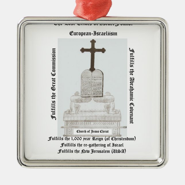 Christian Heritage tile Julgransprydnad Metall (Framsidan)