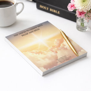 Christian Himmelsk Cloud Church Business Anteckningsblock
