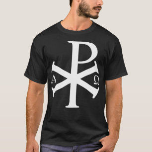 Christian History Alpha Omega Chi Rho byzantine Ch T Shirt