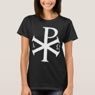 Christian History Alpha Omega Chi Rho byzantine Ch T Shirt