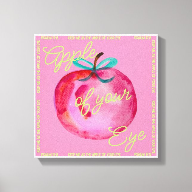 Christian Home Decor Christian Nursery Decor Canvastryck (Framsida)