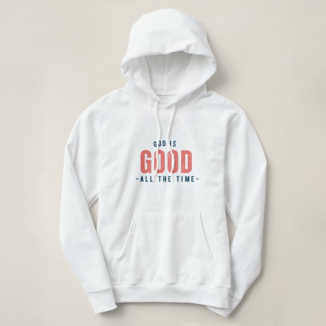 Christian Hoodie GOD IS BRA T Shirt (Design framsida)