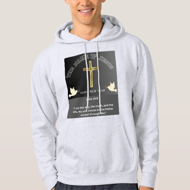 Christian Hoodie – John 14:6 Bible Verse (Framsida)