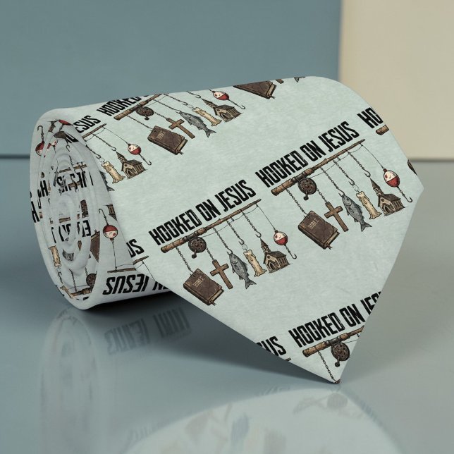 Christian Hooked on Jesus Custom Necktie Slips (Skapare uppladdad)