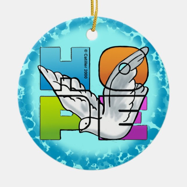 Christian Hope Dove Ornament (Framsidan)