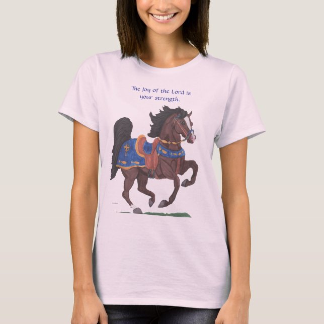 Christian Horse T-Shirt (Framsida)