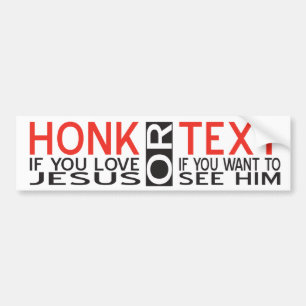 Christian Humor Funny Car Bumper Sticker Bildekal