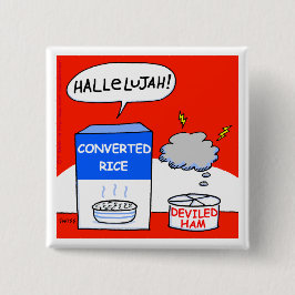 Christian Humor Tecknad Funny Button Knapp