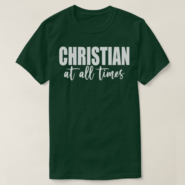 Christian i All Times White T Shirt (Design framsida)