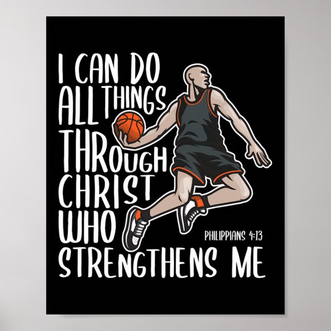 Christian Idrottsman Sketll Philippians Bible Kris Poster (Framsidan)