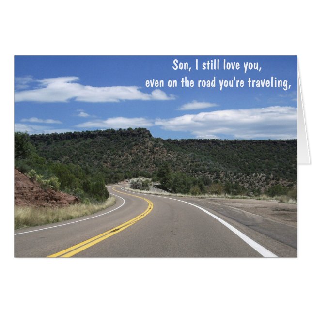 Christian Inmate Card med Gospel-meddelande inuti Hälsningskort (Framsidan Horizontal)